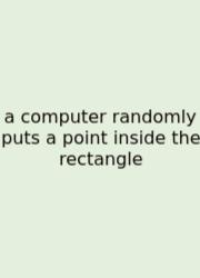 A Computer Randomly Puts A Point Inside The Rectangle